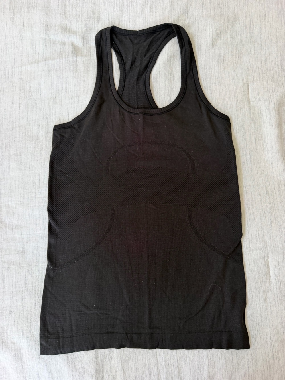 lululemon athletica Black Seamless Racerback Tank